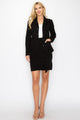 9 - 5 Belted Button Up Jacket & Pencil Skirt Set - AV Fashion’s
