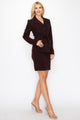 9 - 5 Belted Button Up Jacket & Pencil Skirt Set - AV Fashion’s