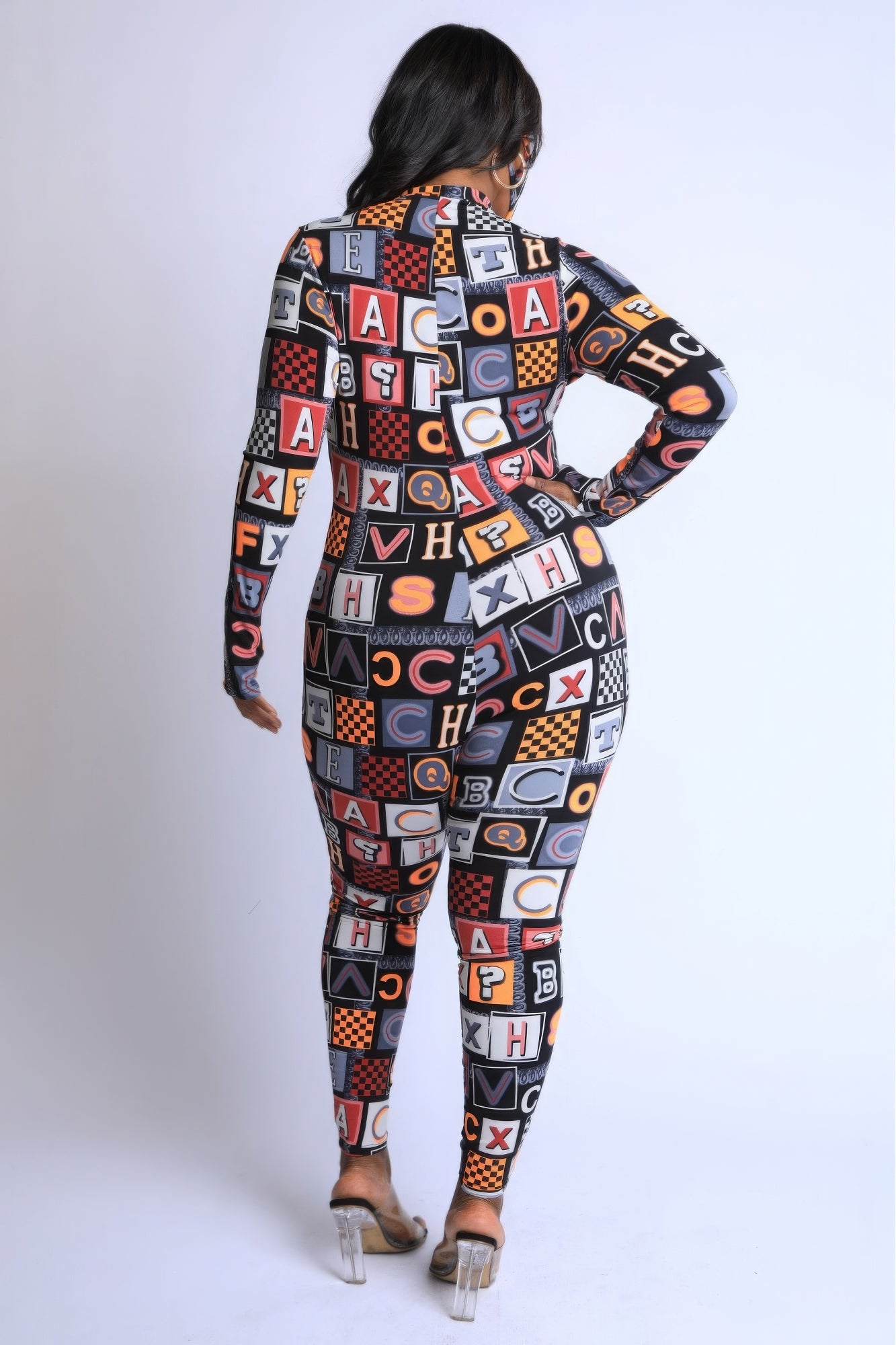 Alphabetically Neon Jumpsuit - AV Fashion’s