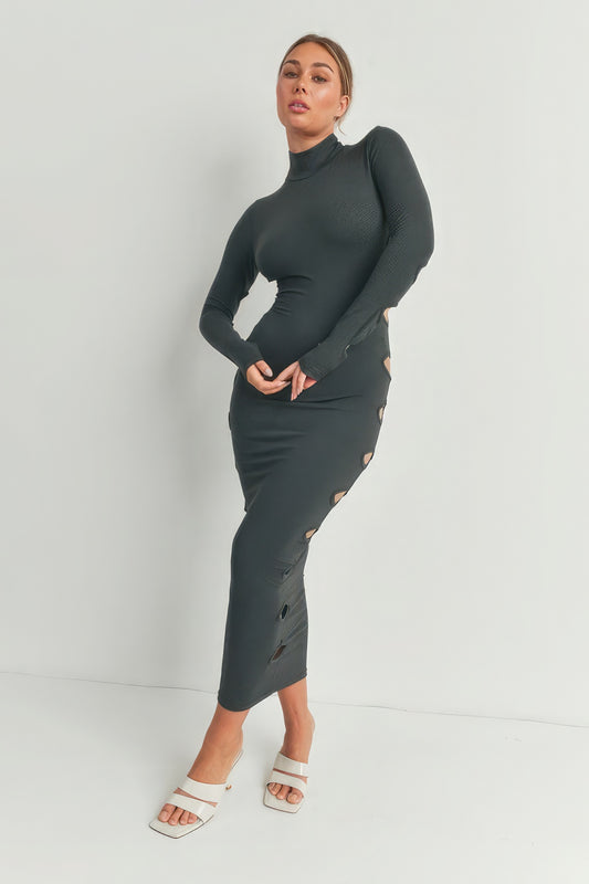 Cutout Detail Maxi Dress - AV Fashion’s