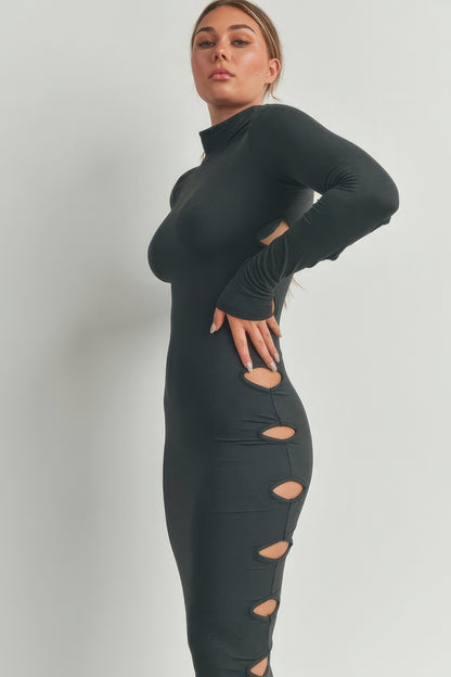 Cutout Detail Maxi Dress - AV Fashion’s