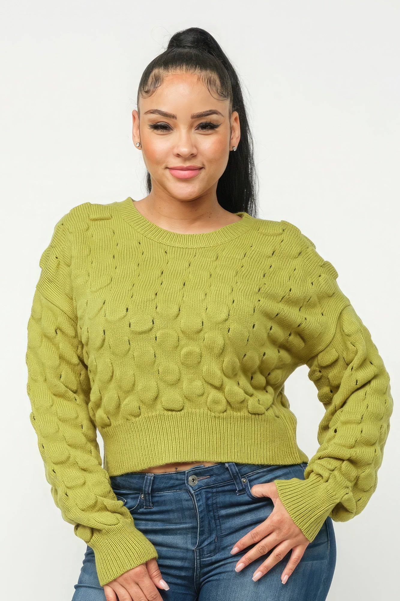 Checker Sweater Top - AV Fashion’s