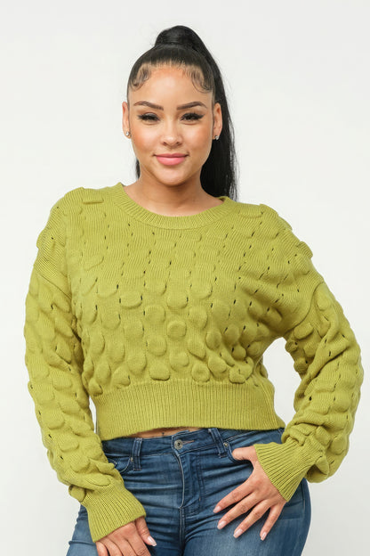 Checker Sweater Top - AV Fashion’s