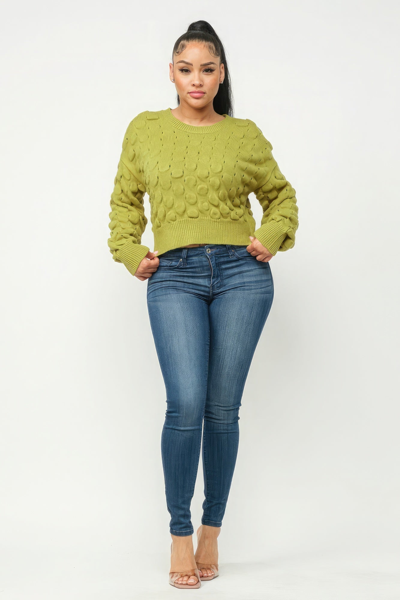 Checker Sweater Top - AV Fashion’s
