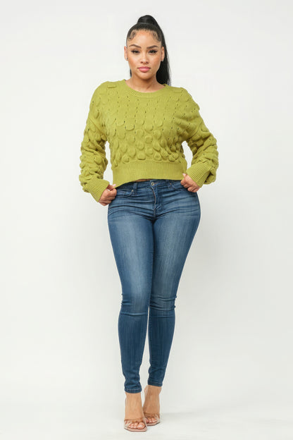 Checker Sweater Top - AV Fashion’s