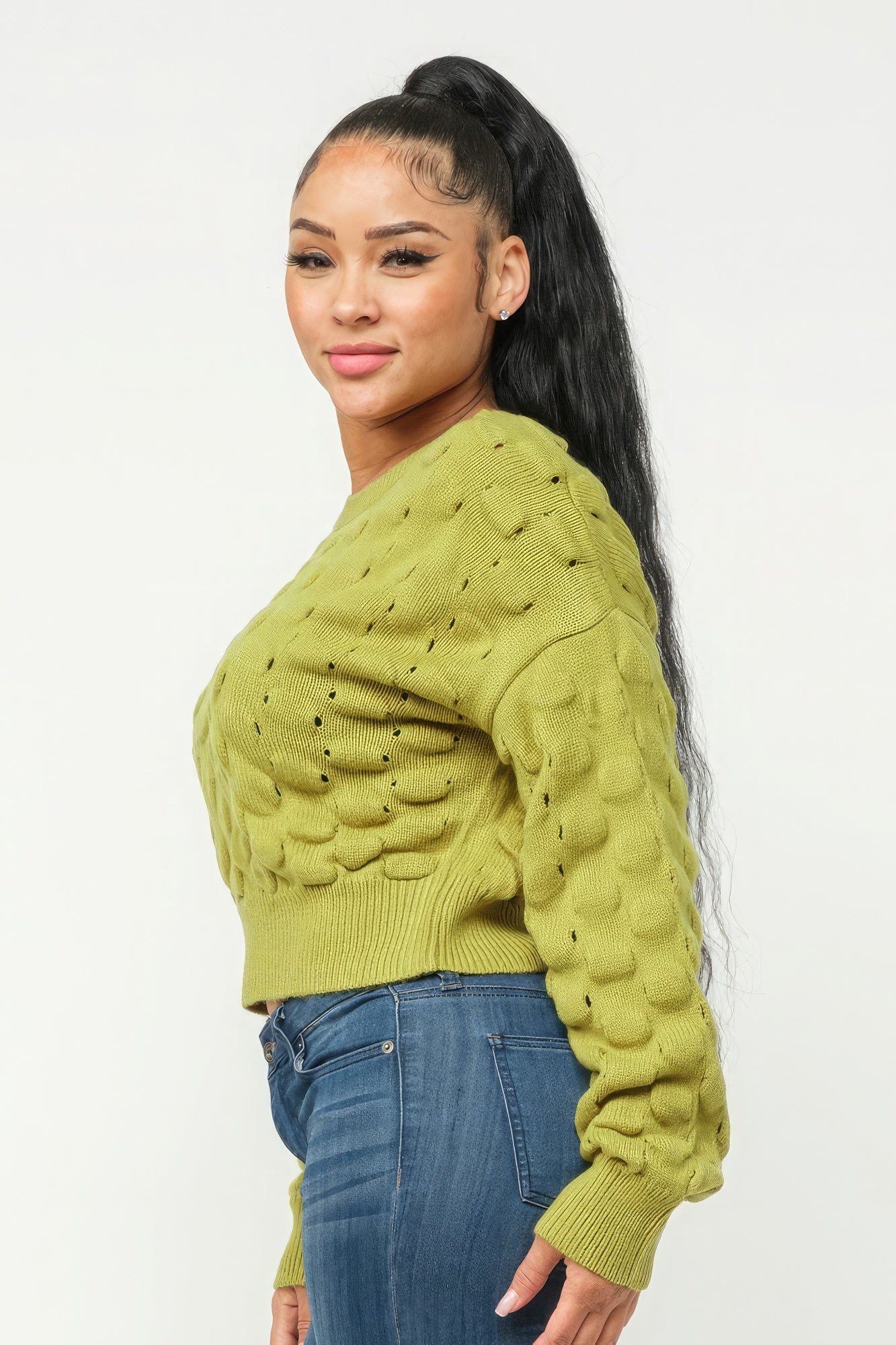 Checker Sweater Top - AV Fashion’s