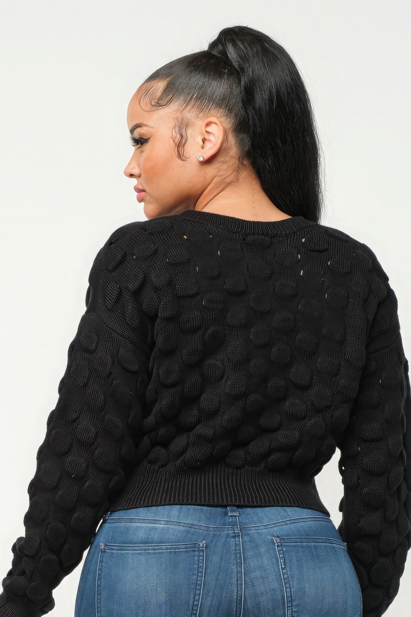 Checker Sweater Top - AV Fashion’s