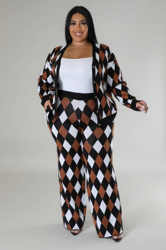 Long Sleeves Stretch Pant Set - AV Fashion’s