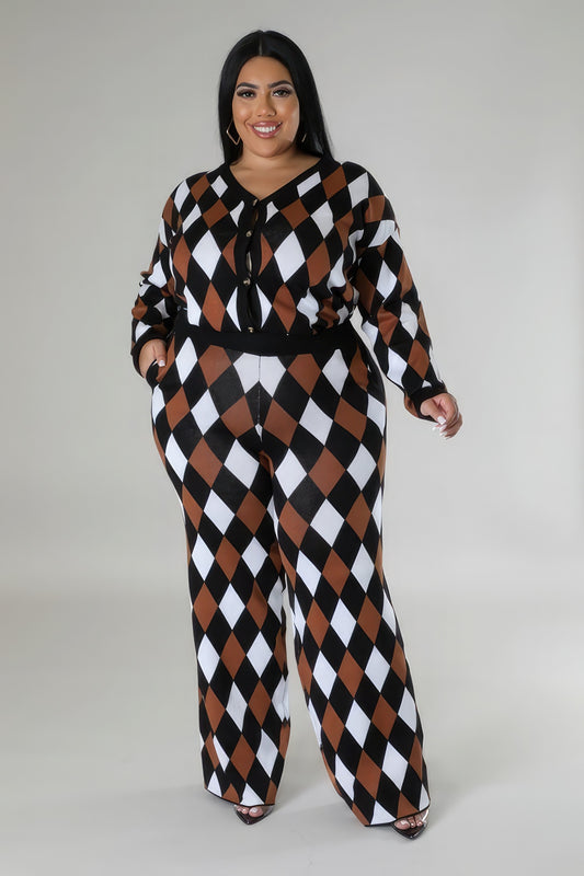 Long Sleeves Stretch Pant Set - AV Fashion’s