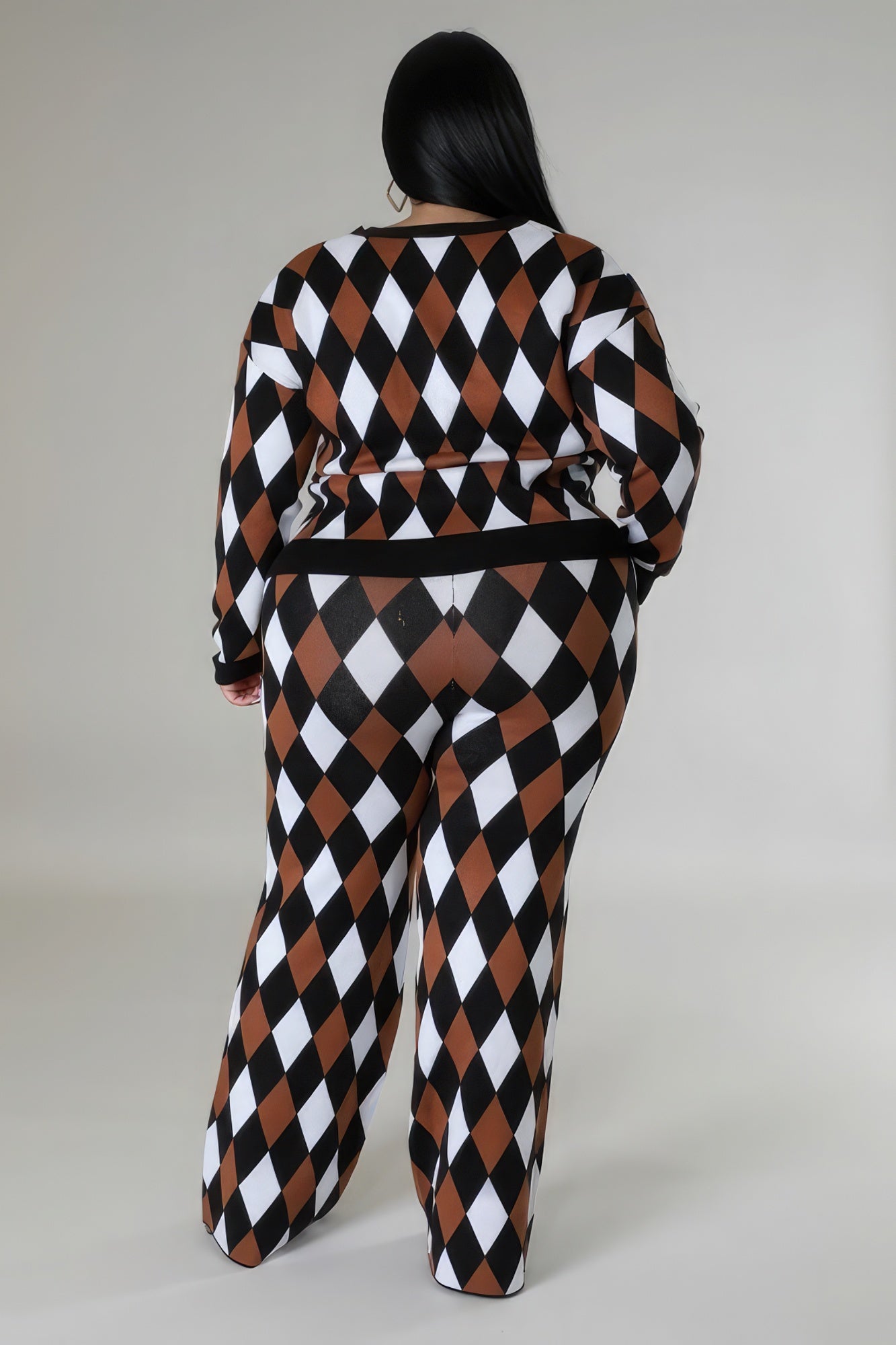 Long Sleeves Stretch Pant Set - AV Fashion’s