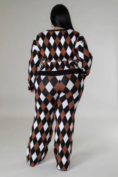 Long Sleeves Stretch Pant Set - AV Fashion’s