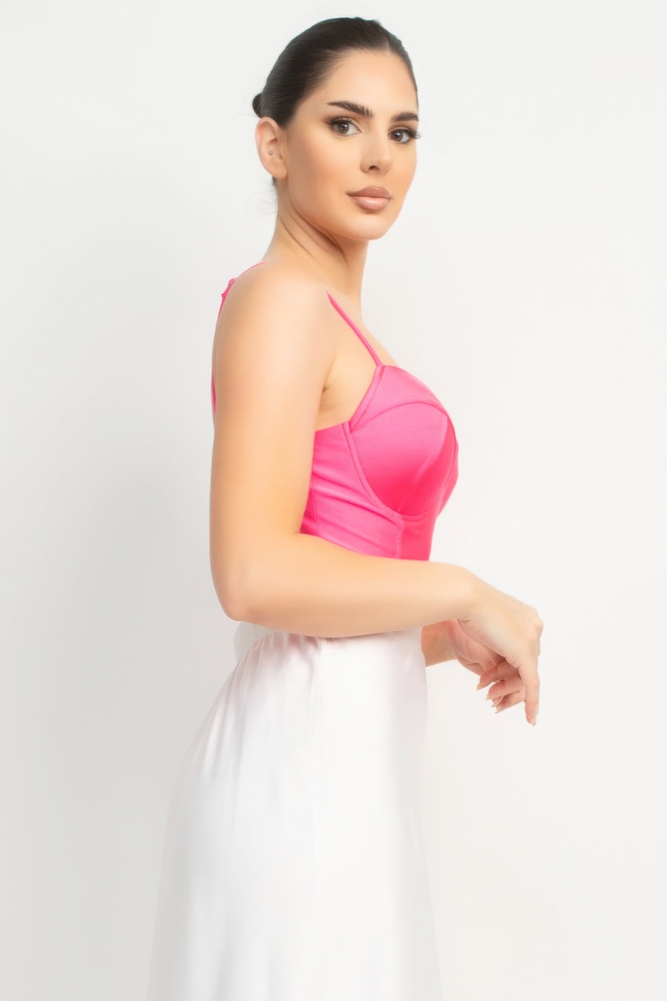 Rhinestone Strap Sweetheart Bodysuit - AV Fashion’s