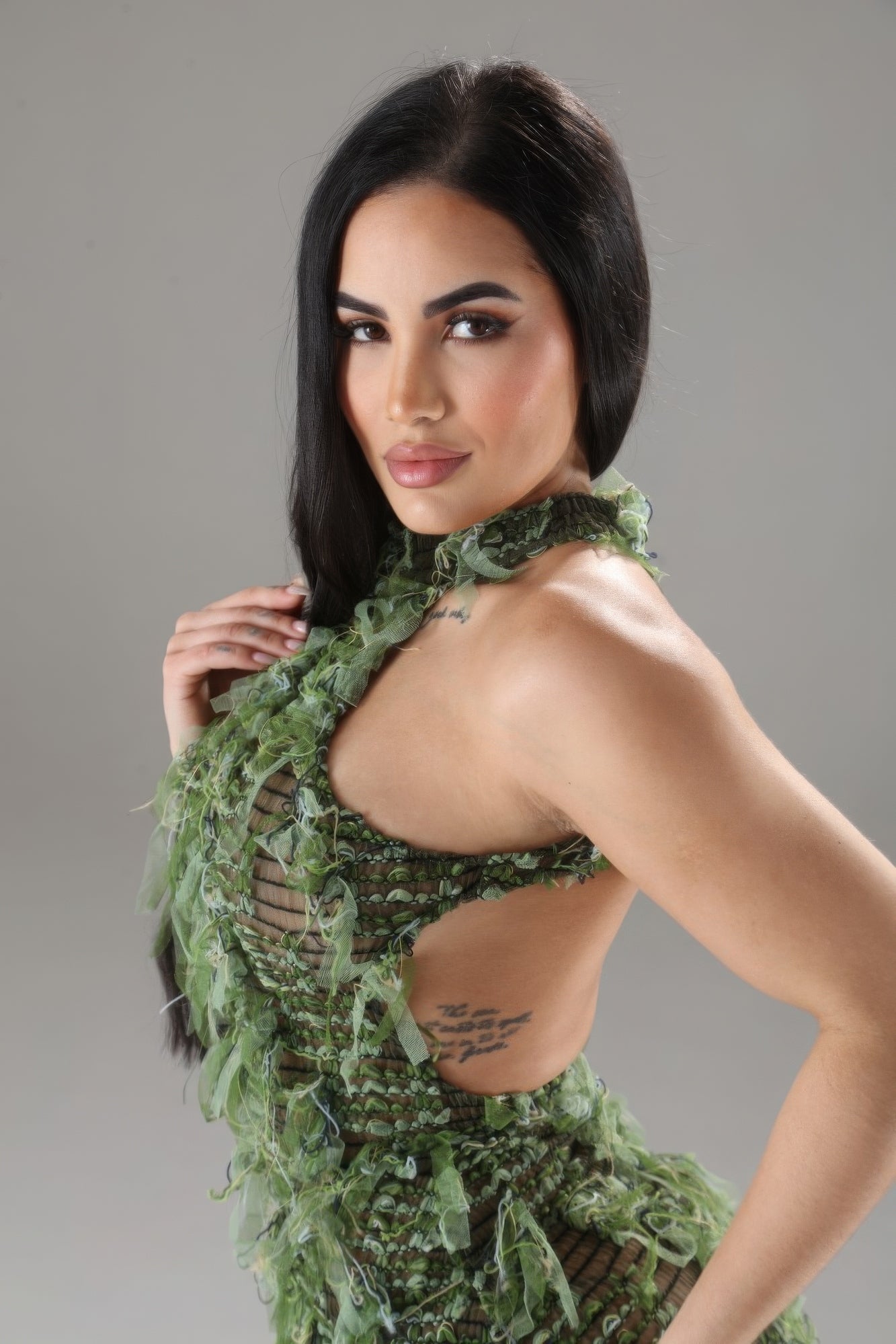 Halter Ruffled Dress - AV Fashion’s