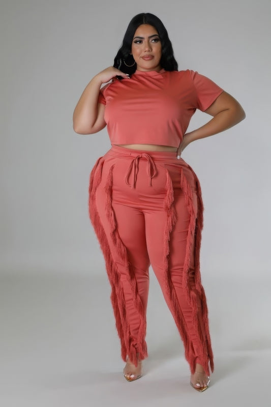 Crop Top Two-piece Set - AV Fashion’s