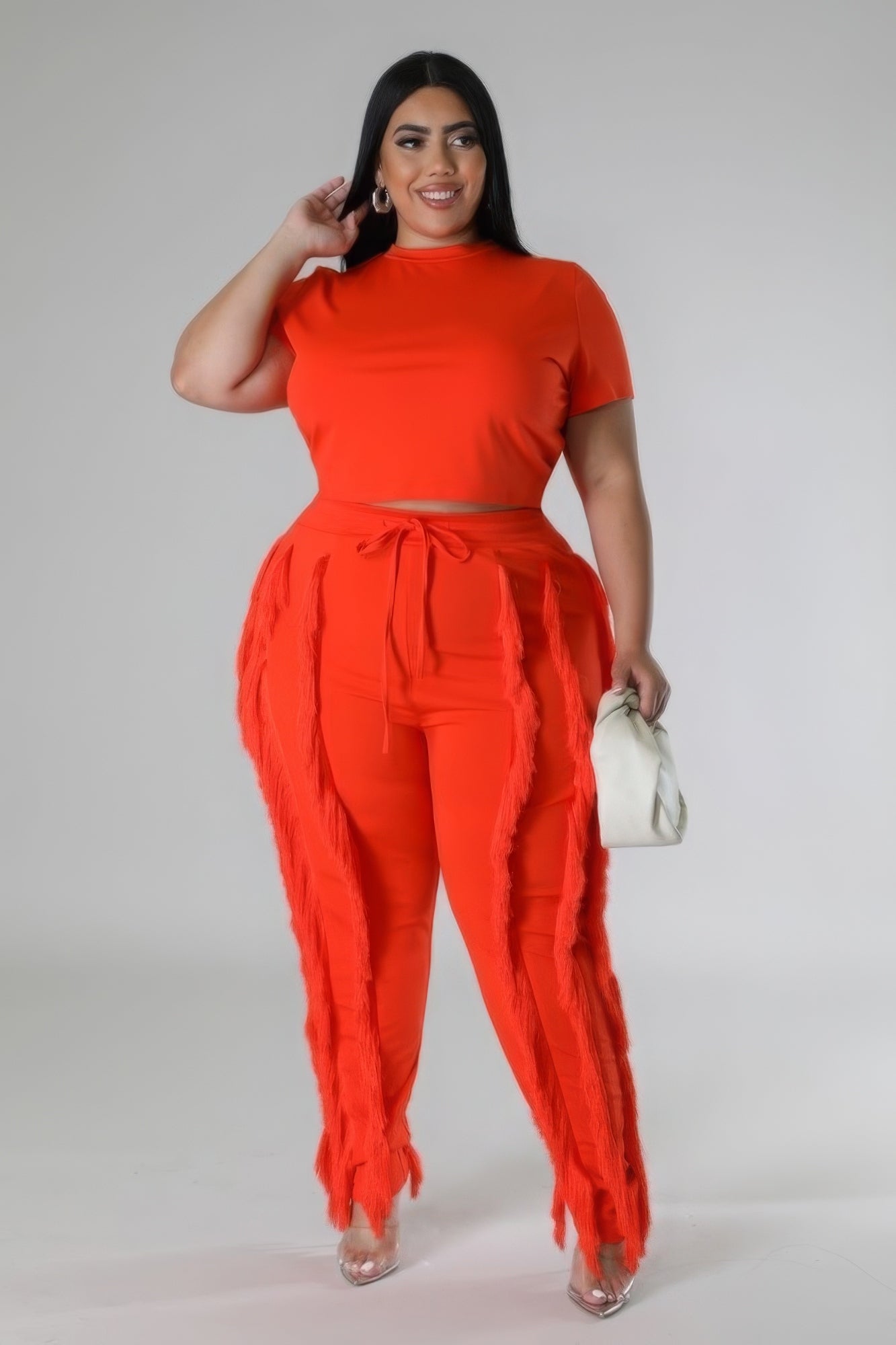 Crop Top Two-piece Set - AV Fashion’s