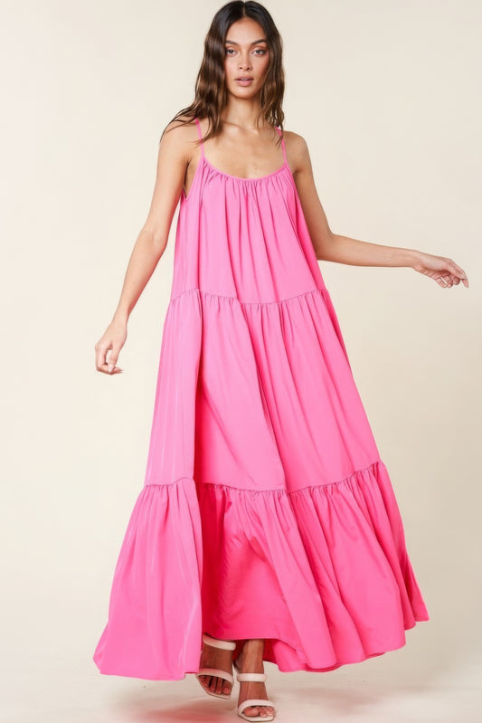 Maxi Sun Dress With Pockets - AV Fashion’s