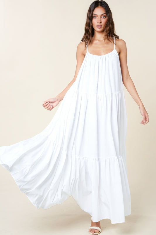 Maxi Sun Dress With Pockets - AV Fashion’s