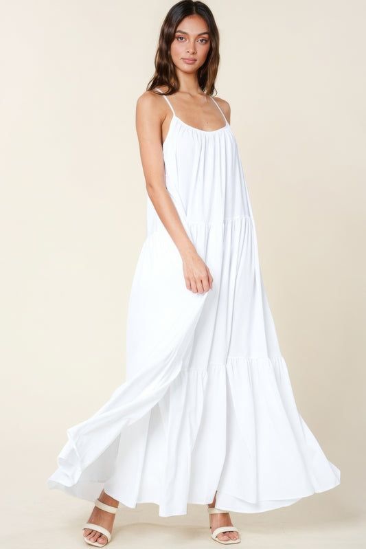 Maxi Sun Dress With Pockets - AV Fashion’s