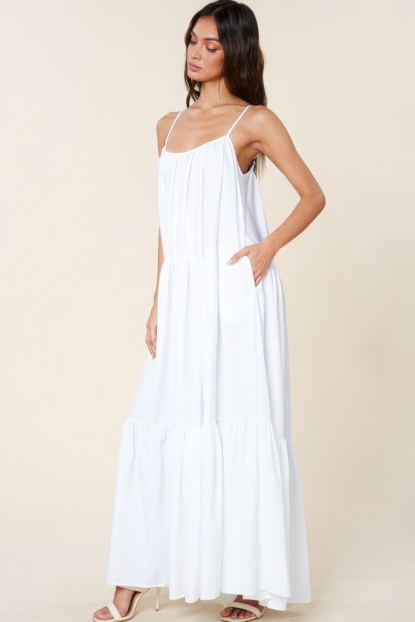 Maxi Sun Dress With Pockets - AV Fashion’s