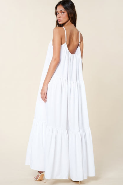 Maxi Sun Dress With Pockets - AV Fashion’s