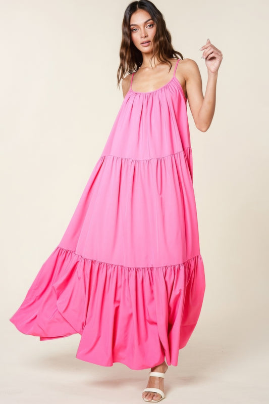 Maxi Sun Dress With Pockets - AV Fashion’s