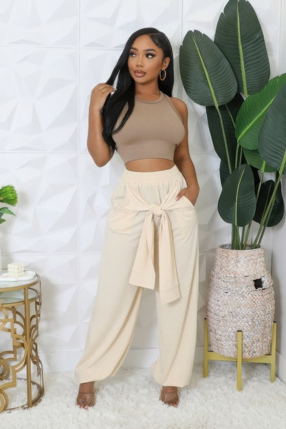 High-waisted Stretch Pants - AV Fashion’s