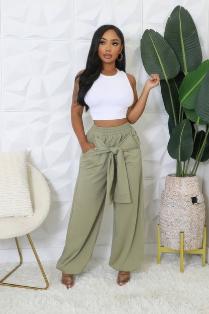 High-waisted Stretch Pants - AV Fashion’s