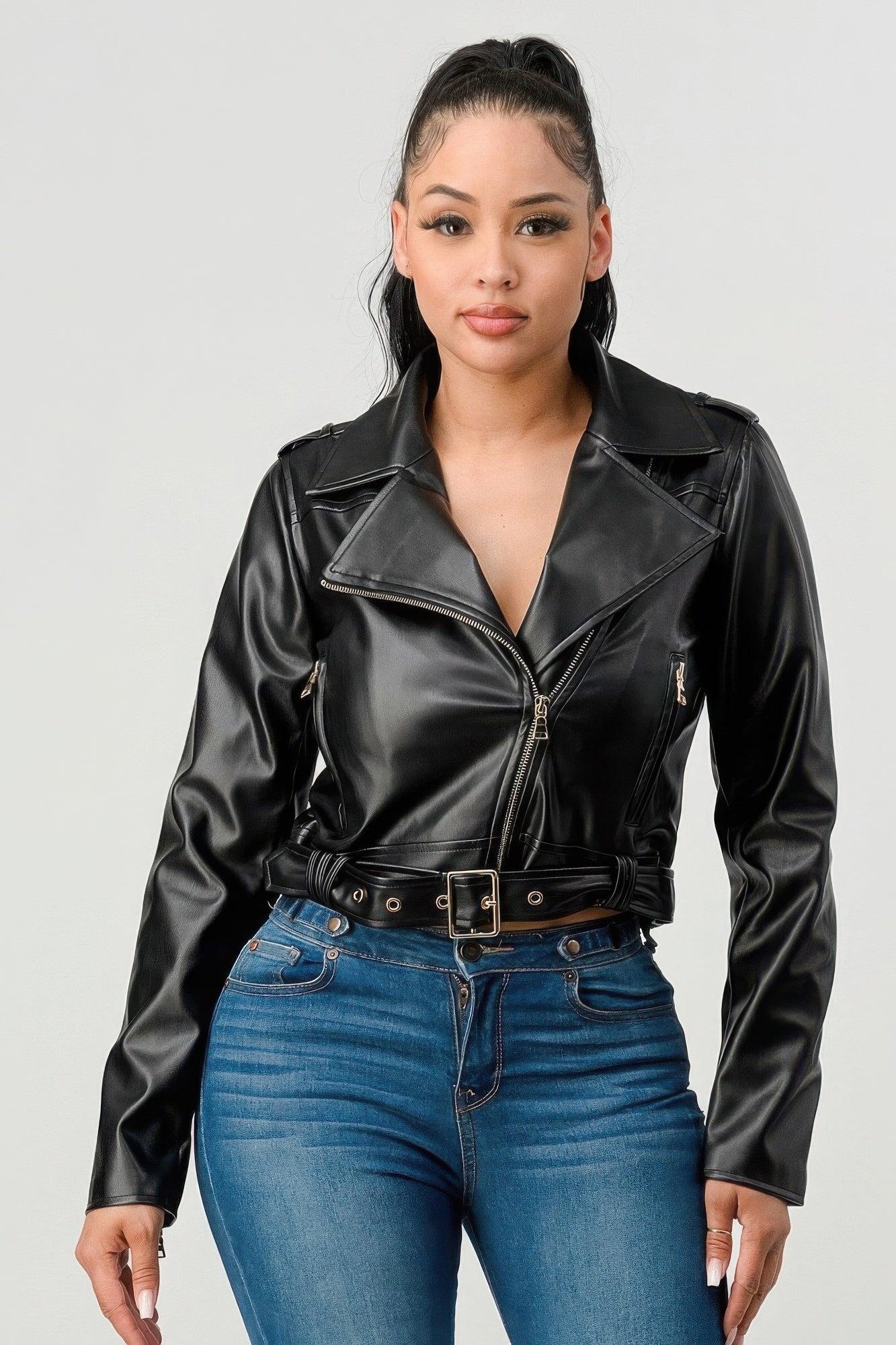 Pu Leather Jacket - AV Fashion’s