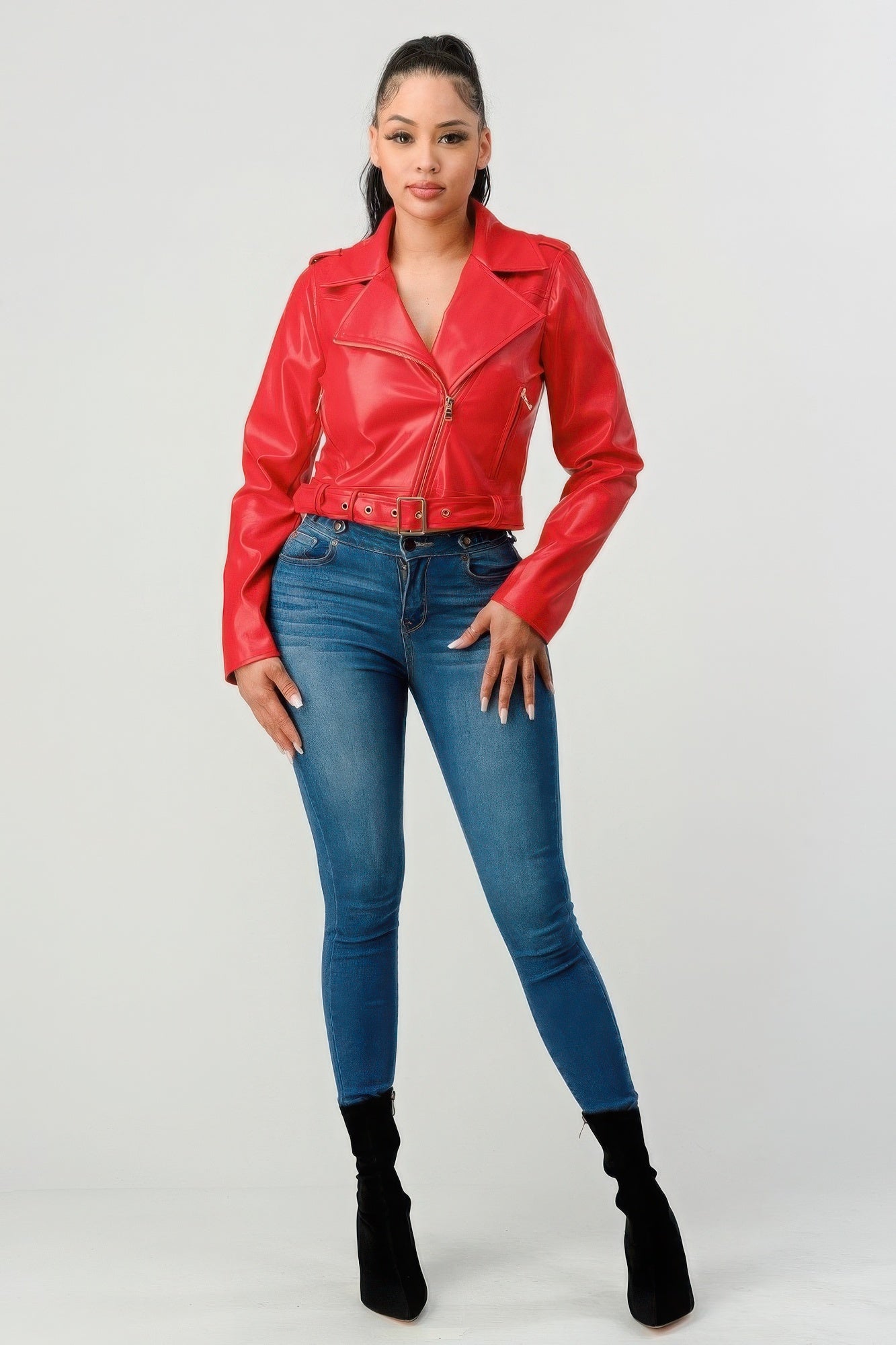 Pu Leather Jacket - AV Fashion’s