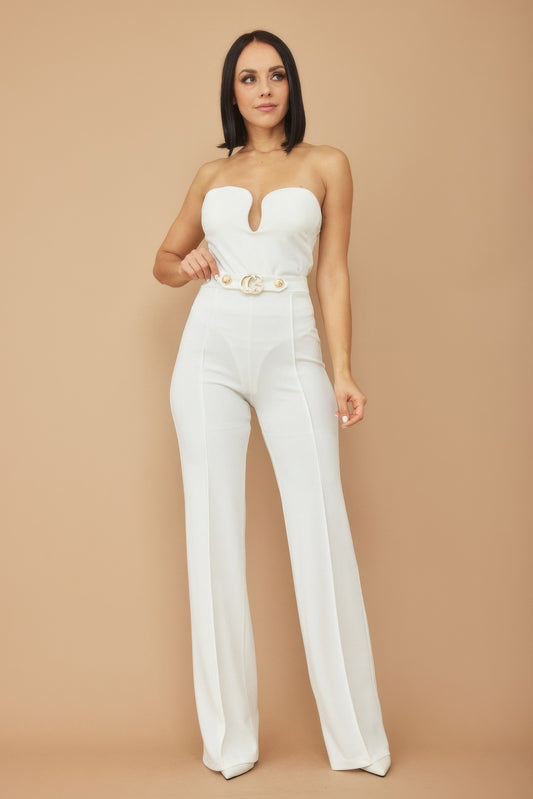 Cg Buckle And Button Detail Pants - AV Fashion’s
