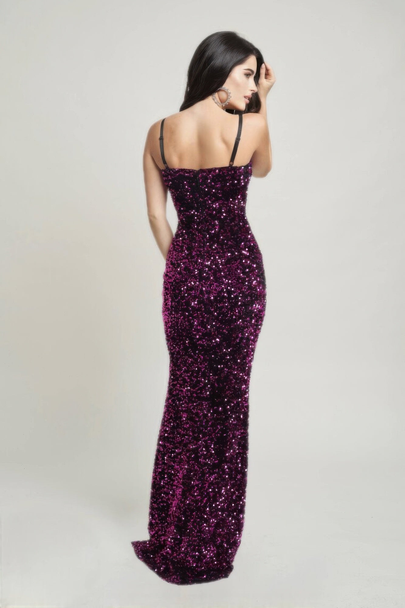 Cecily Teddy Velvet Corset Maxi Dress - AV Fashion’s