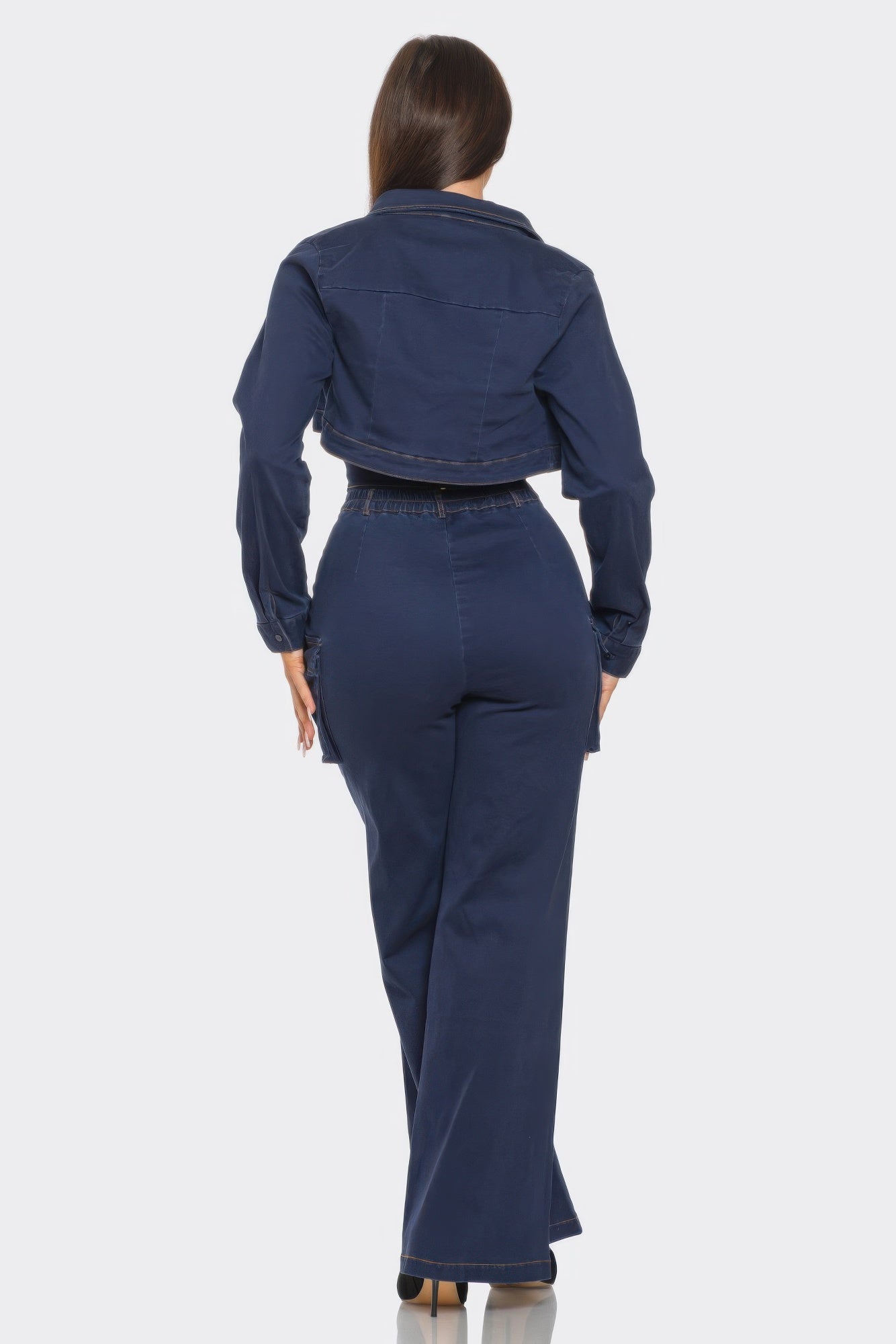 Crop Jacket 3pcs Set - AV Fashion’s