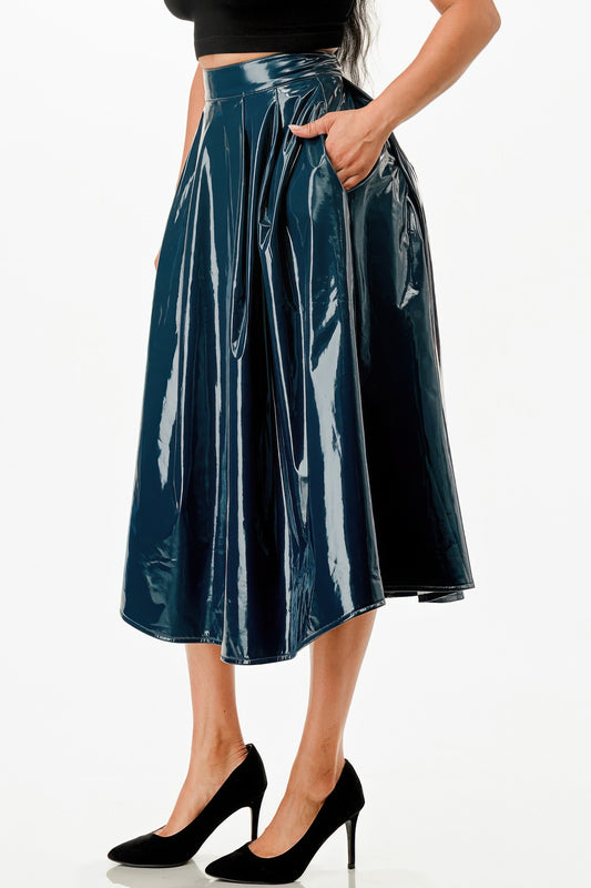 Midi Skirt With Pockets - AV Fashion’s