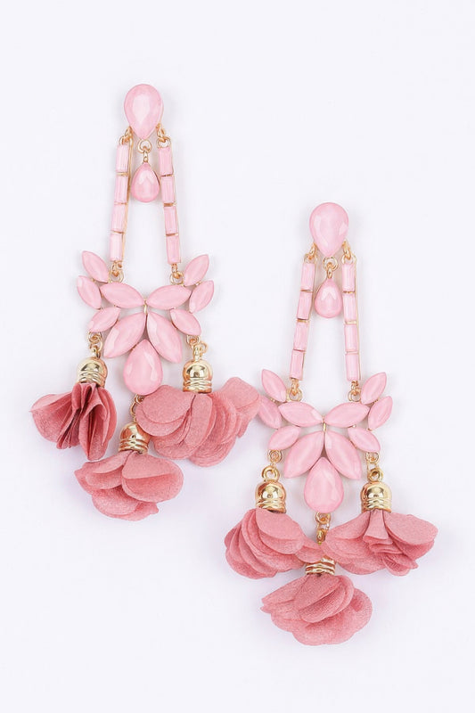 Flower Rhinestone Earring - AV Fashion’s