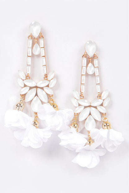 Flower Rhinestone Earring - AV Fashion’s