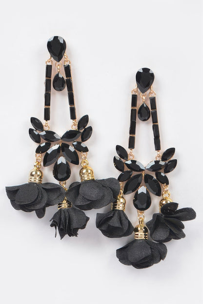 Flower Rhinestone Earring - AV Fashion’s