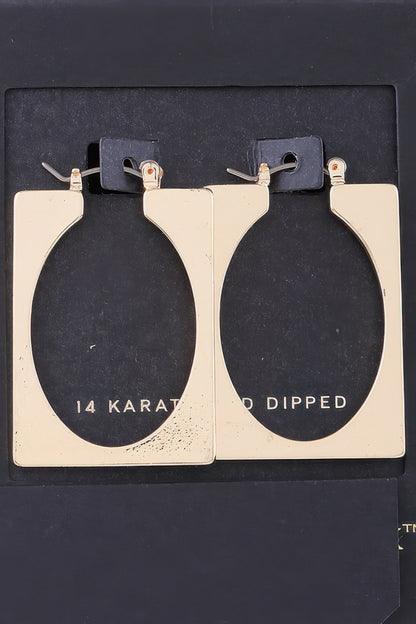 Portrait Frame Cut Earrings - AV Fashion’s