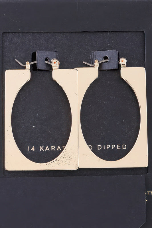 Portrait Frame Cut Earrings - AV Fashion’s