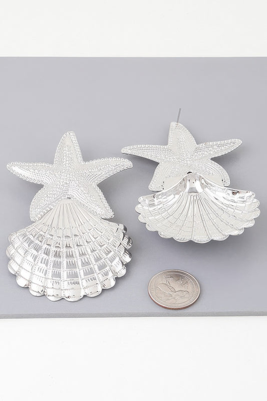 Clam N Starfish Earrings - AV Fashion’s