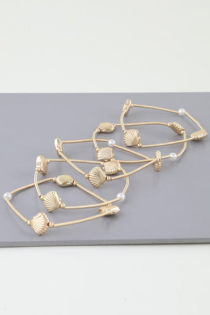 Multi Seashell Coil Bracelet - AV Fashion’s