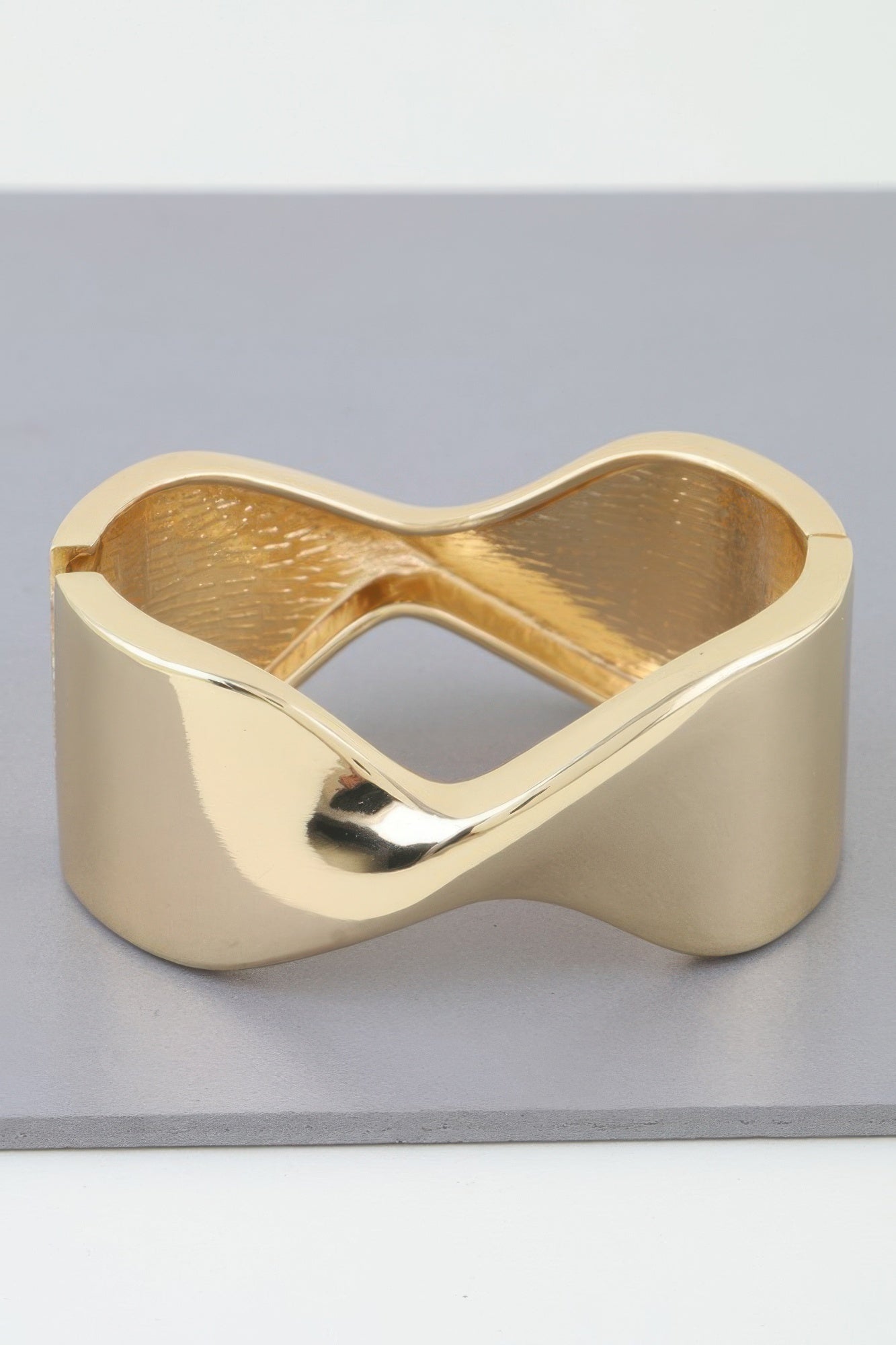 Shiny Twisted Cuff Bracelet - AV Fashion’s