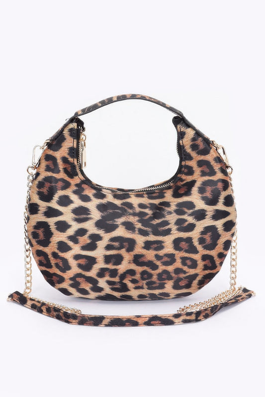 Nylon Leopard Hobo Bag - AV Fashion’s