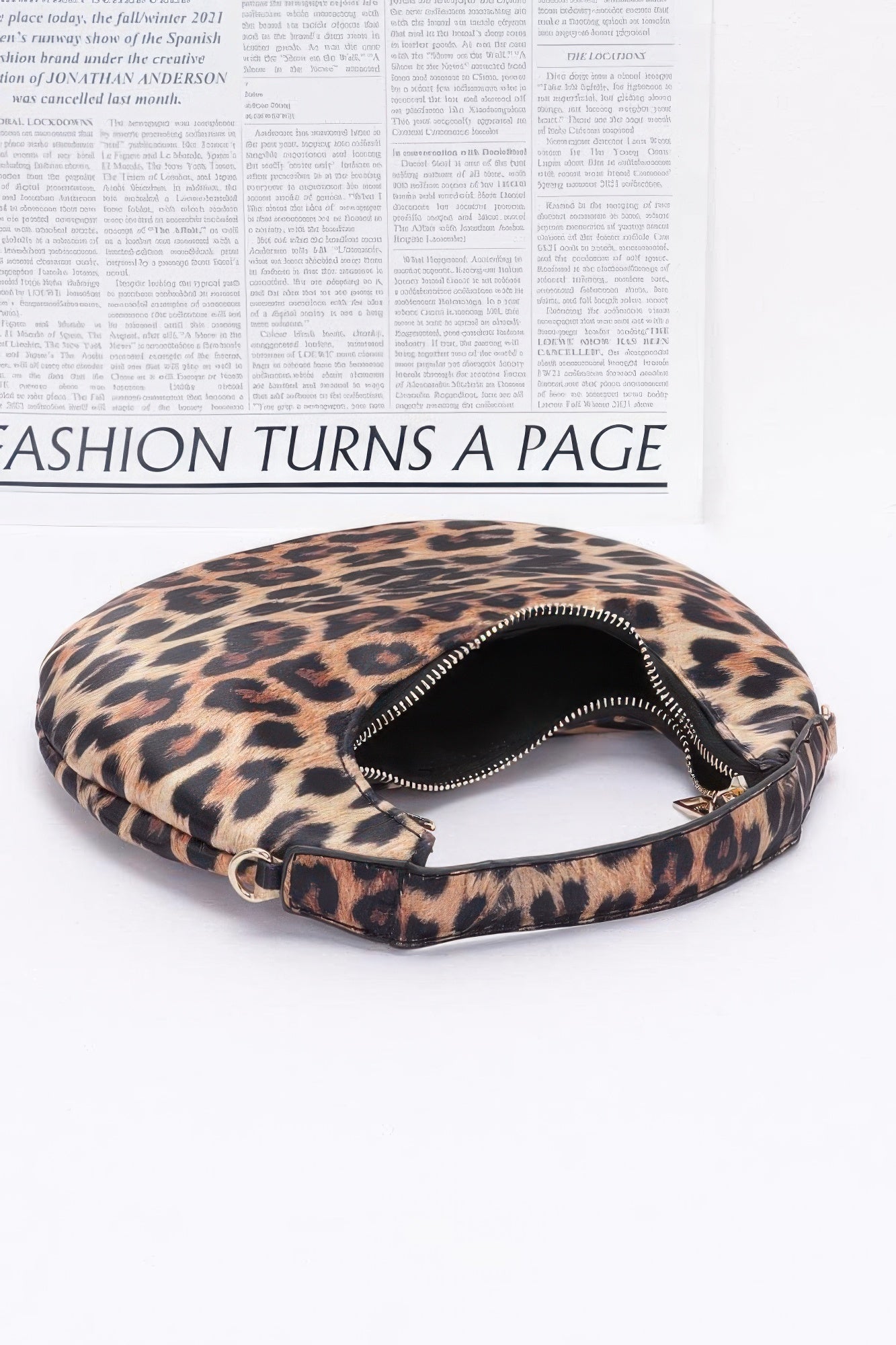 Nylon Leopard Hobo Bag - AV Fashion’s