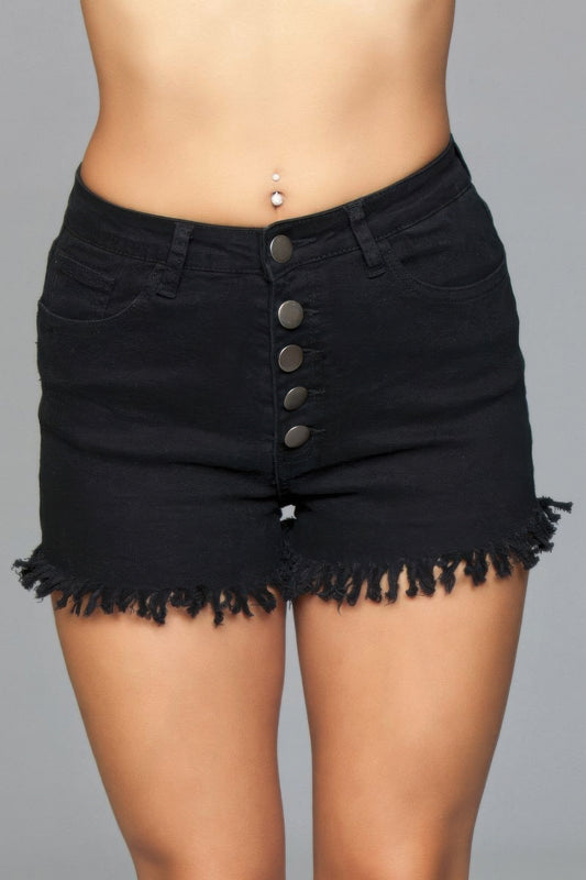 Fringed Button Up Shorts - AV Fashion’s