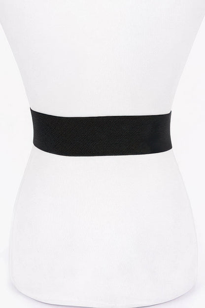 Metal Buckle Elastic Belt - AV Fashion’s
