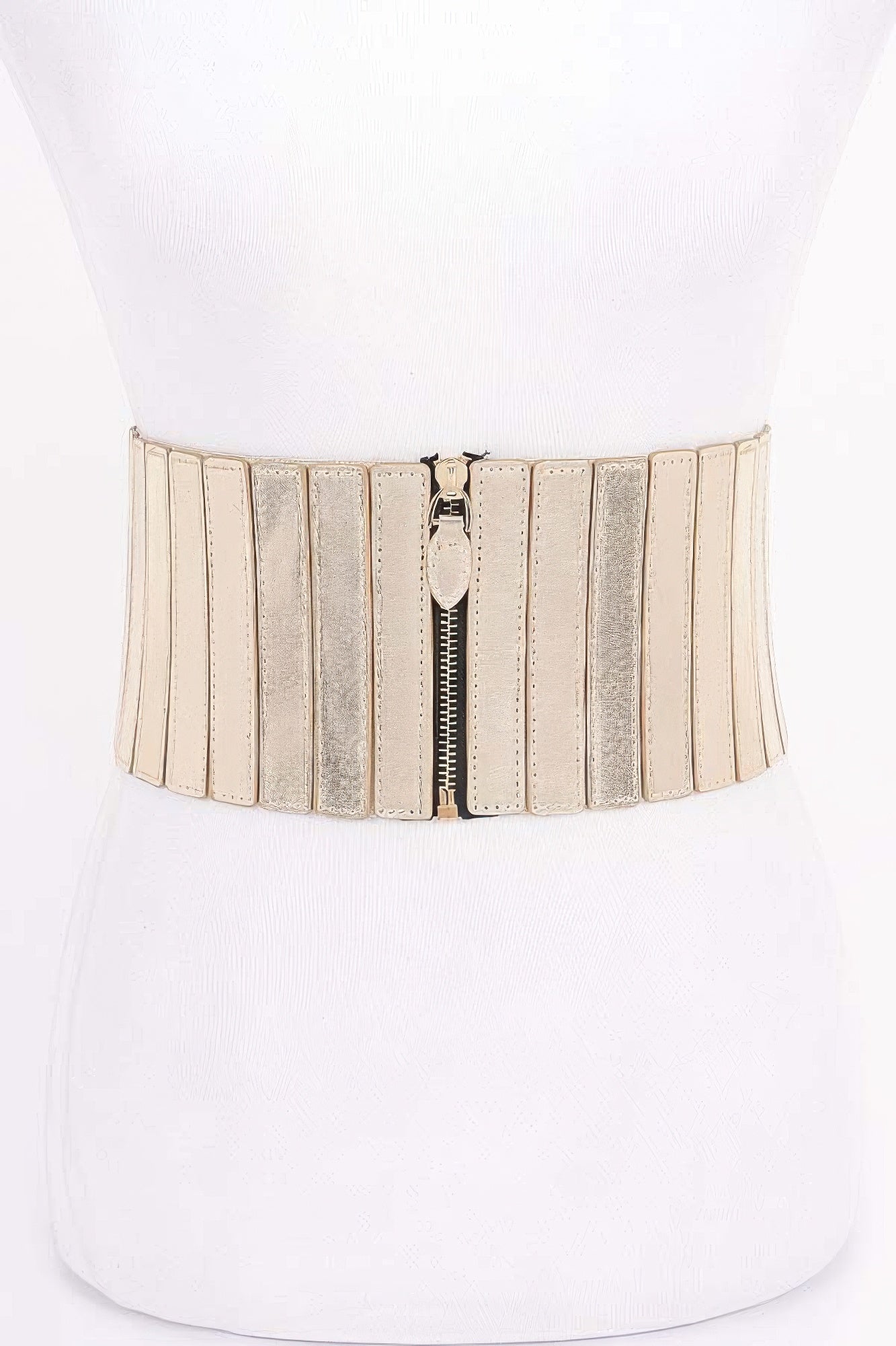 Multi Pu Zip Front Elastic Belt - AV Fashion’s