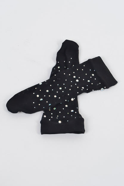 Rhinestone Mesh Socks - AV Fashion’s