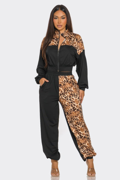 Bring out my wild side Jogger Set - AV Fashion’s