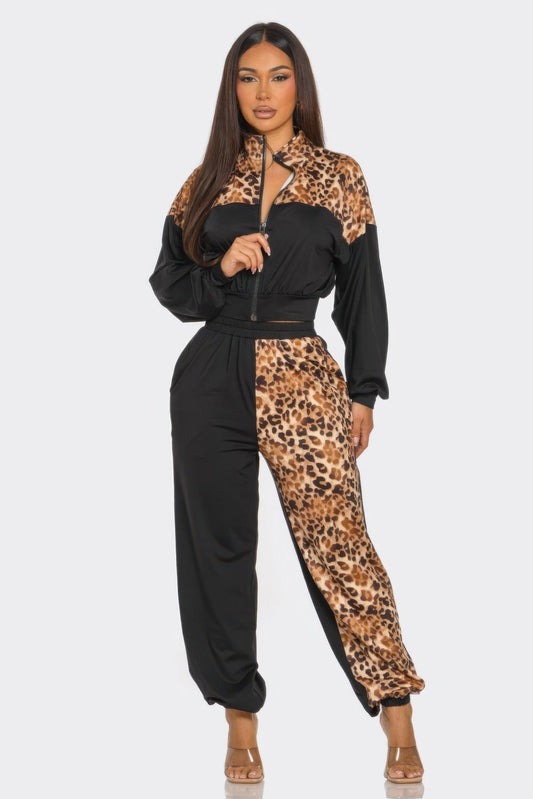 Bring out my wild side Jogger Set - AV Fashion’s