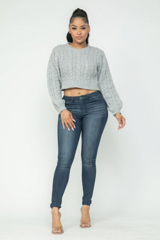 Cable Pullover Top - AV Fashion’s
